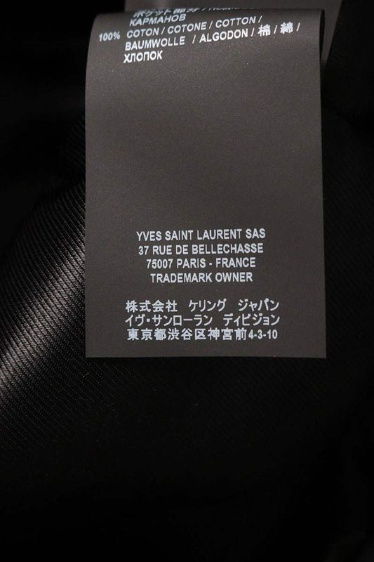 Saint Laurent Paris 584491 Yc2ue Palm Tree Print Rider Scuff The Jacket Women's