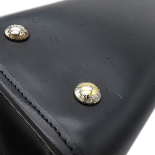 Louis Vuitton Tote Bag Madeleine GM Epi Leather Black Silver Hardware Black