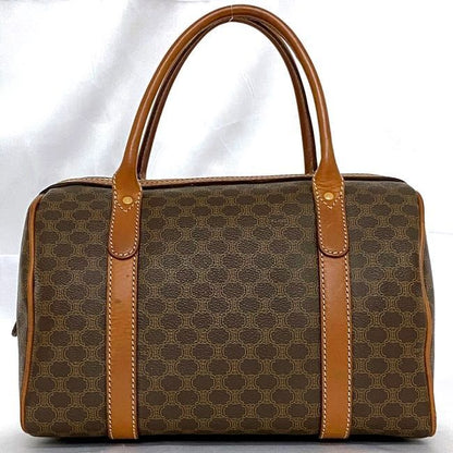Celine Mini Boston Bag Brown Signature M08 Excellent Condition