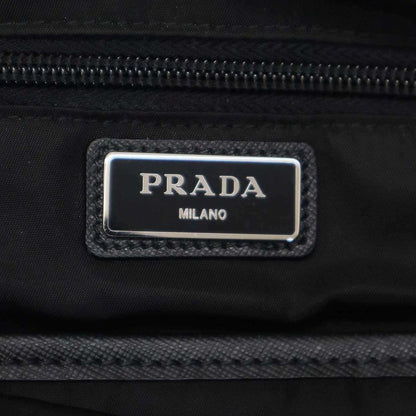 Prada 2vz135 Geometric Nylon Backpack Navy