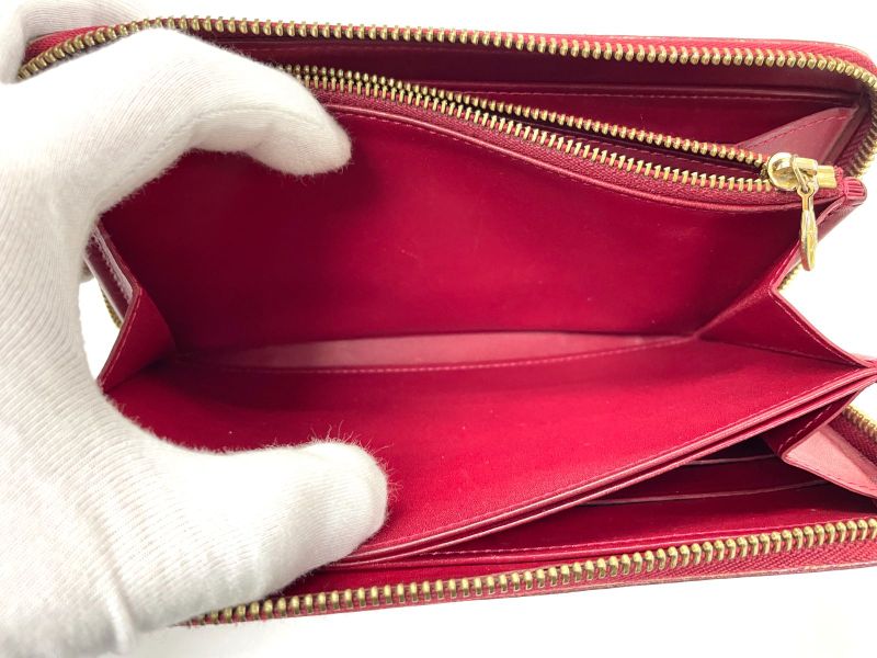 Louis Vuitton Monogram Vernis Zippy Wallet Round Zip Wallet Long Wallet M90200