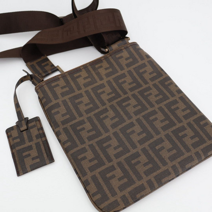 Fendi Zucca Pattern Shoulder Bag