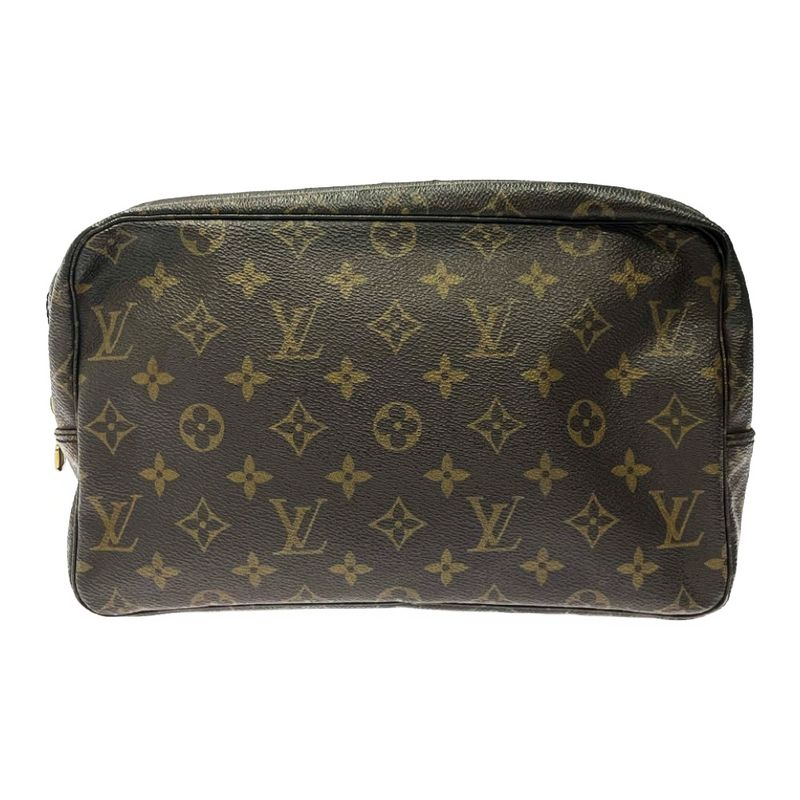 Louis Vuitton M47522 Monogram PVC Trousse Toilette 28 Brown 344685 Second Bag
