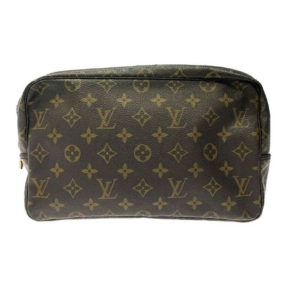 Louis Vuitton M47522 Monogram PVC Trousse Toilette 28 Brown 344685 Second Bag
