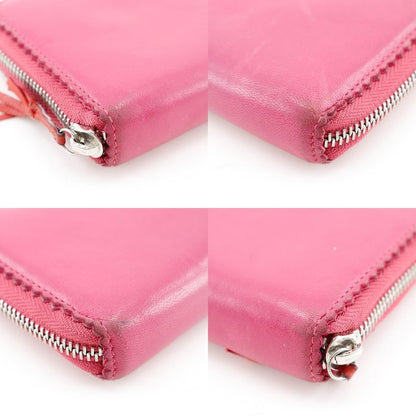 Loewe Anagram Lambskin Pink Women's Long Wallet