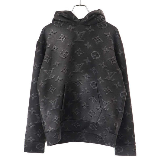 Louis Vuitton 21ss 3dmonogram Pullover Sweatshirt Hoodie Ihn Hky24w Black M