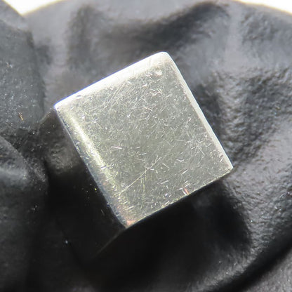 Tiffany & Co Earrings 925 Silver Approx 7.4g Silver Cube Accessories Simple