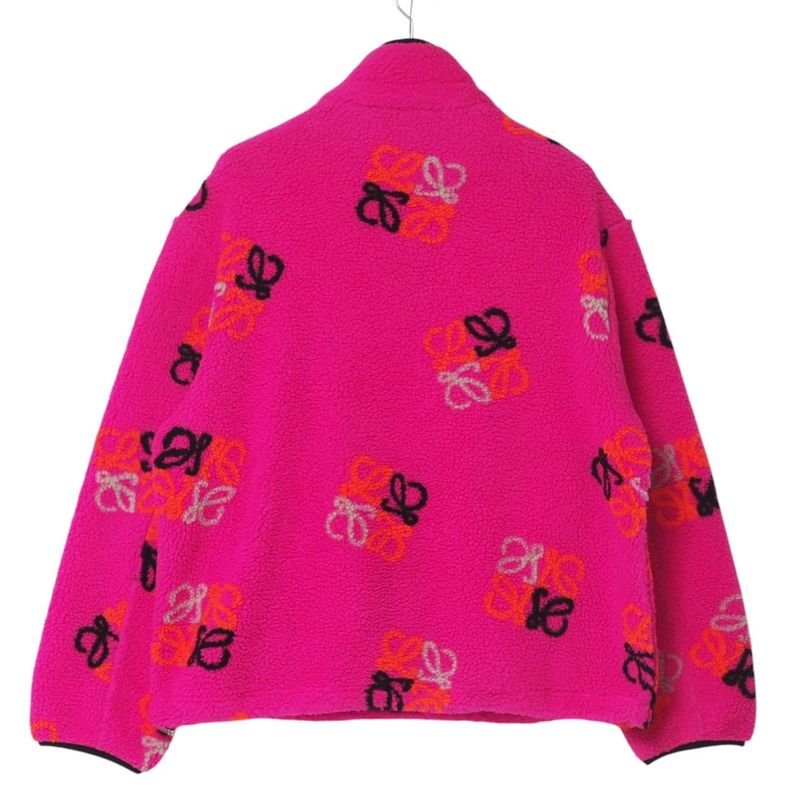 Loewe Jacket Size M Pullover Anagram Jacquard Fleece Jacket 20250404 Ra3995