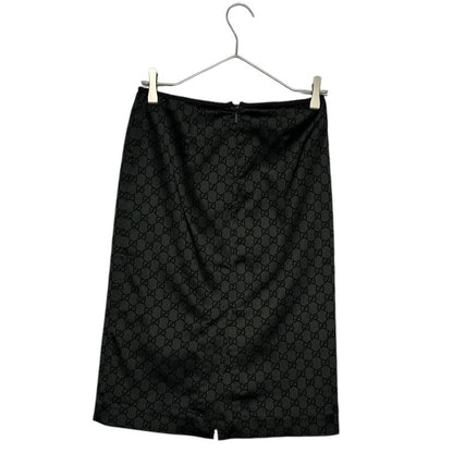 Gucci 24ss GG Printed Duchess Silk Skirt GG Printed Duchess Silk Skirt 764899