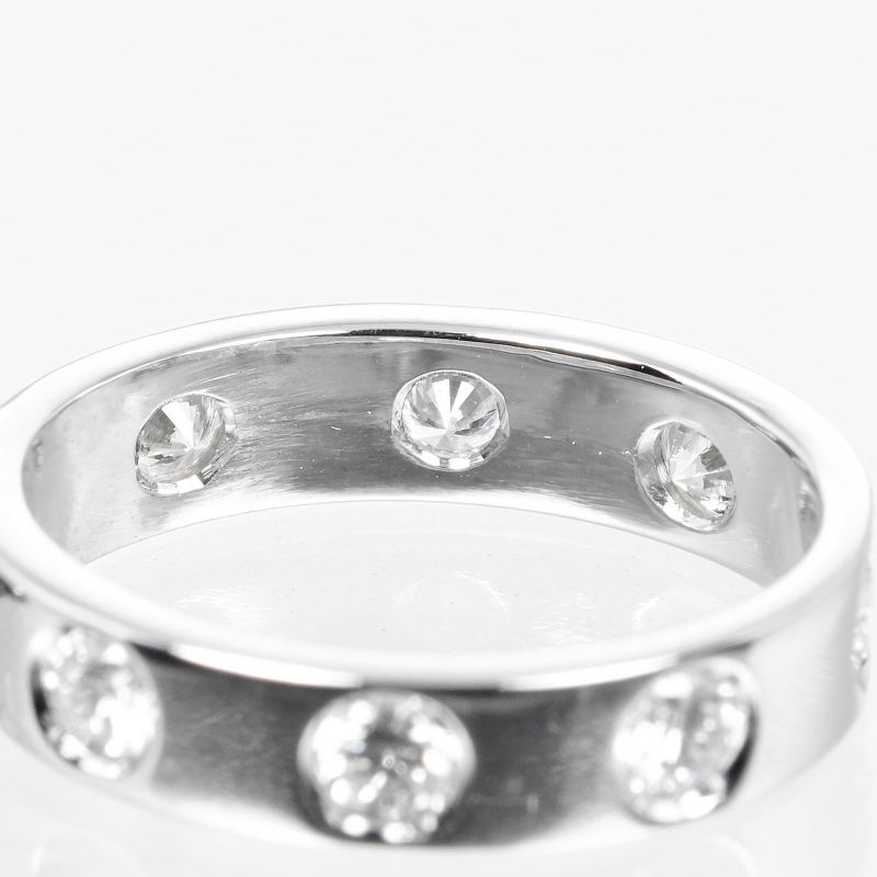 Cartier Love Charm 18kwhite Gold X 7P Diamond Ladies 2.22g Pendant Top