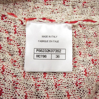 Chanel Cruise Line Knit V-neck P56232k07352 Silk/cotton Red 1430 Chanel