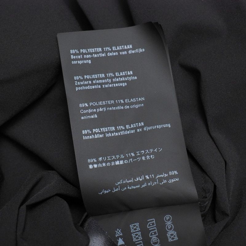 Prada Blouse Size 40 Belted Cubic Sleeve Shirt Black 20251009 Ra6259