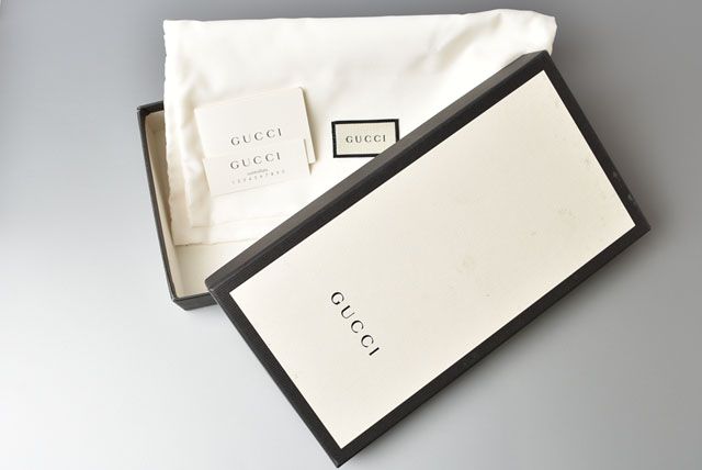 Unused Gucci Wallet Long Wallet Round Zipper GG Marmont Ribbon Pink 435819