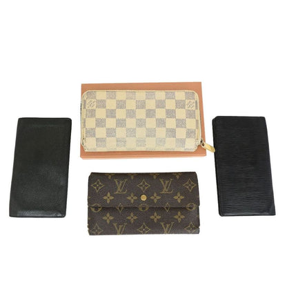 Louis Vuitton Long Wallet Zippy Wallet Monogram Damier Azure Epi 4 Set 04ec076