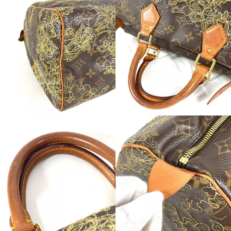 Louis Vuitton Handbag Speedy 30 M95397 Monogram Canvas All Gold