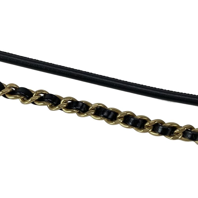 Chanel Shoulder Bag Chanel 22 Mini Handbag As3980 Black 2way/chain Shoulder/vint