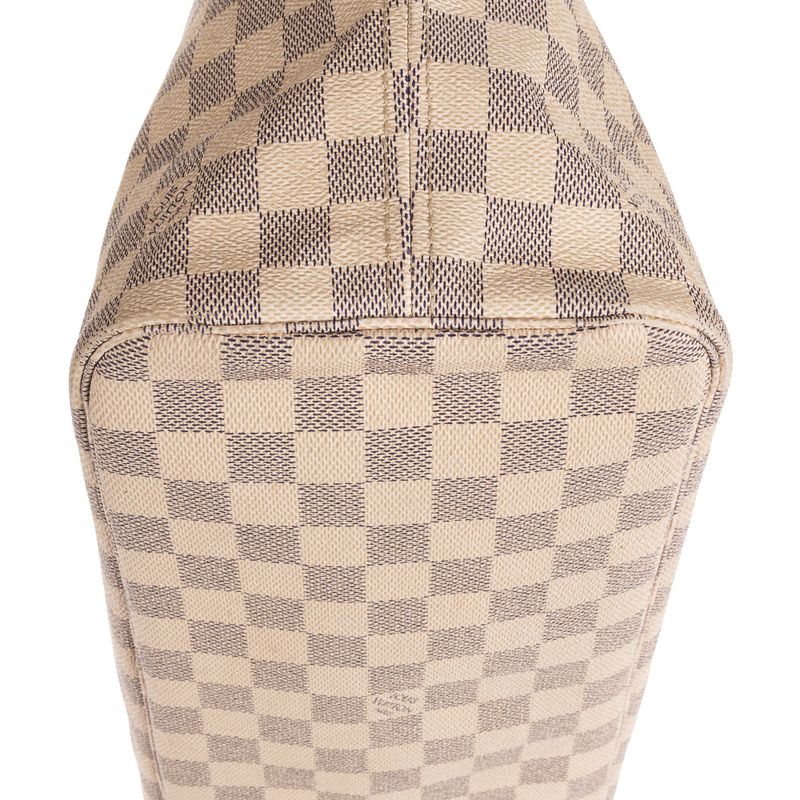 Louis Vuitton Neverfull White Damier Azure AB