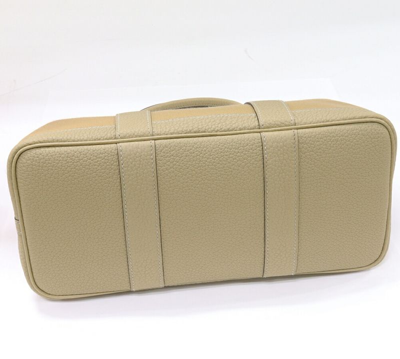 Hermes Tote Handbag Garden Party TPM 30cm (1181in) Negonda X Toile Military