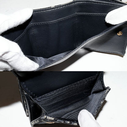 Dior Trifold Wallet With Coin Purse Oblique Saddle Compact Wallet Canvas X Calf