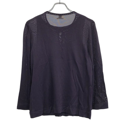Hermes Rayon Ensemble Cardigan Top in Purple 42