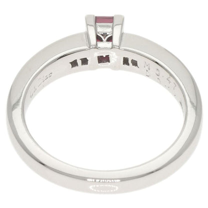 DIOR Garnet Diamond Ring - Pt900 Ladies