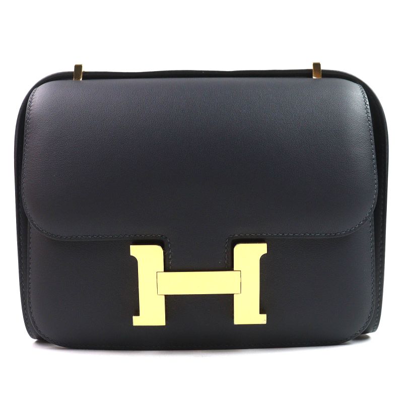 Hermes Constance 3 Mini 18 Miroir Vosuft Cavan Gold Hardware Shoulder Bag