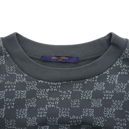 Louis Vuitton Sweatshirt Damier Spread Size M Gray