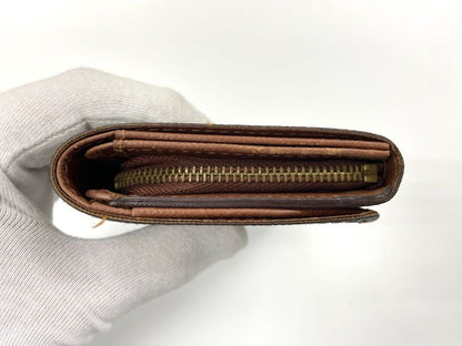 Louis Vuitton Monogram Porte Monet Vieux Trésor M61730 Foldable Wallet L-shaped