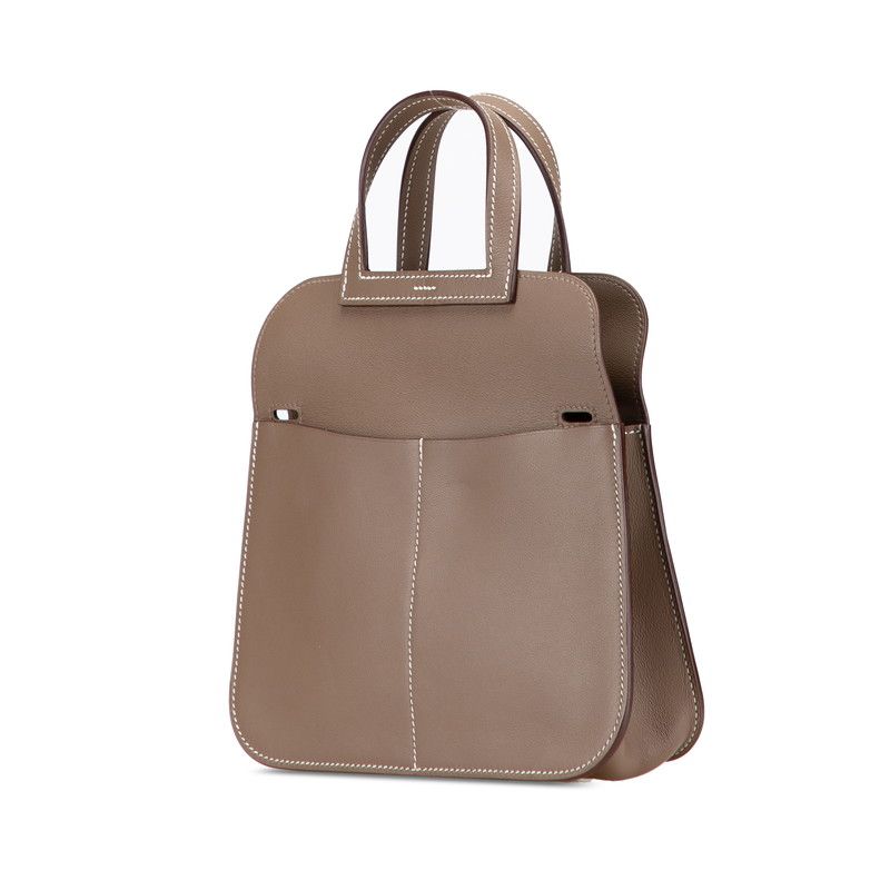 Hermes Arsan Mini Handbag Shoulder Bag 2WAY Etoupes Swift Women Hermes