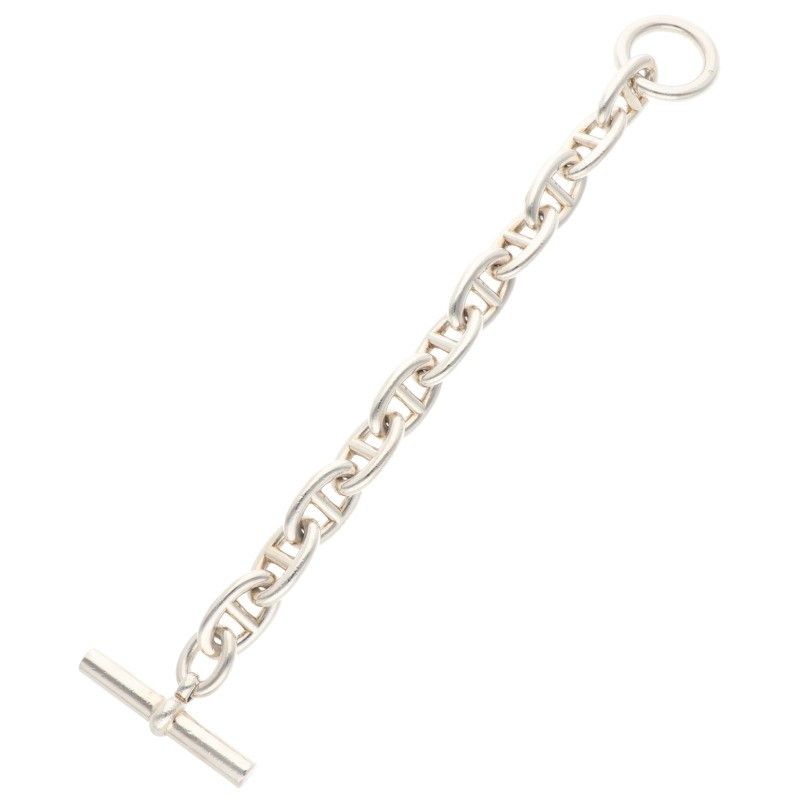Hermes Chaine D'ancre TGM Chaine D'ancre TGM Silver Bracelet Men's 11link