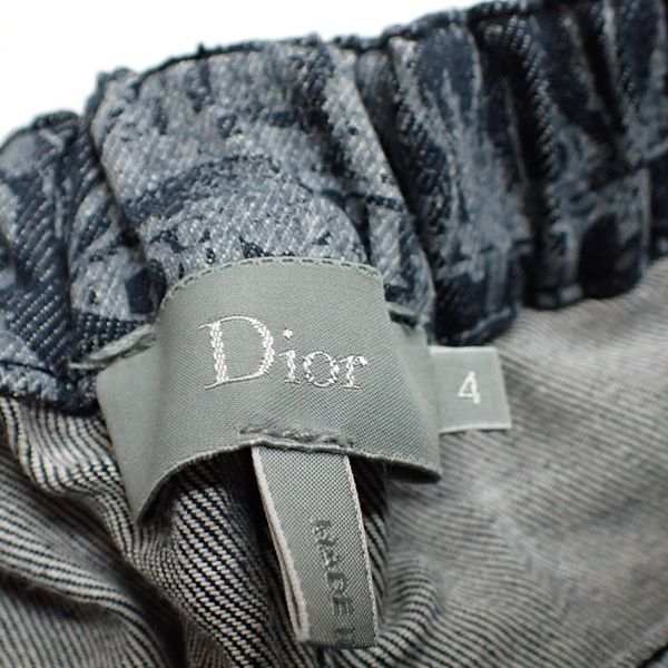 Christian Dior Kids Shorts 04A 110 Oblique Denim 2sbm22shtb Dior