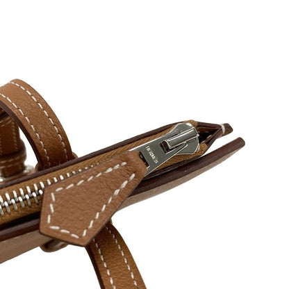 Hermes Book Cabas EA Zip To Go Gold Silver Hardware