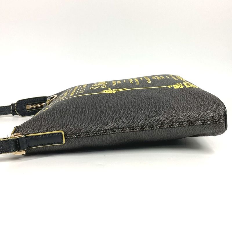 Bvlgari Bulgari Shoulder Bag Sbulgari Logo Pvc/leather Gray