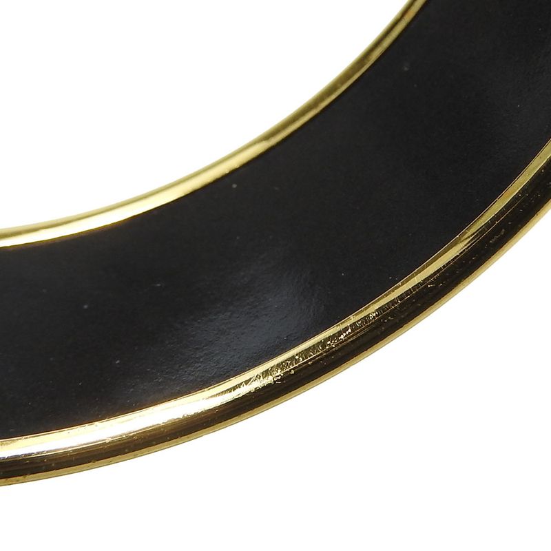 Hermes Bracelet Emile GM Metal Cloisonne Multicolor Gold Black Horse Jewelry