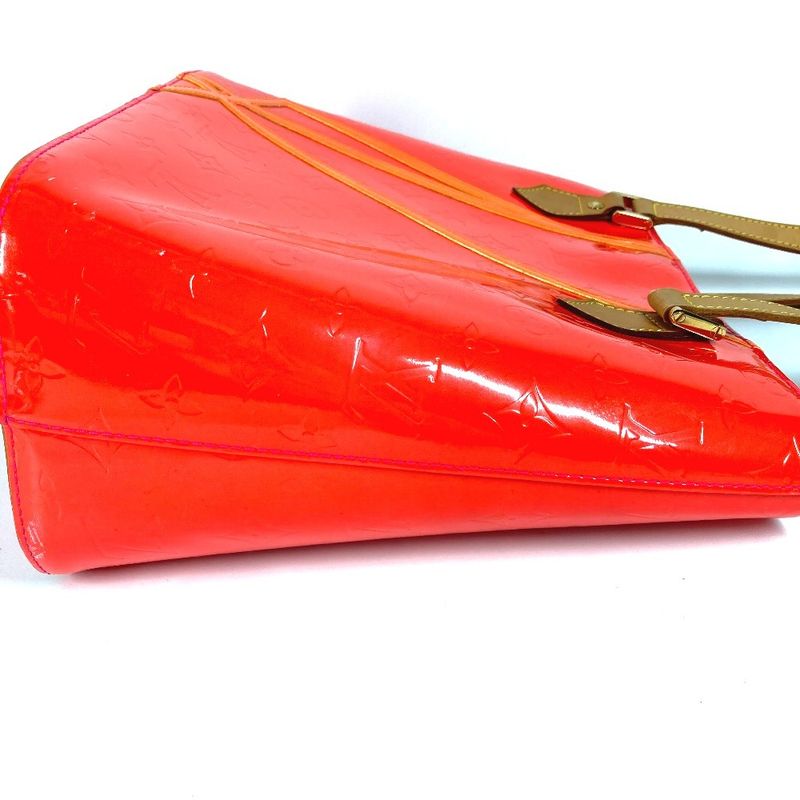 Louis Vuitton Shoulder Bag Houston M91933 Monogram Vernis Canvas Fuchsia Pink