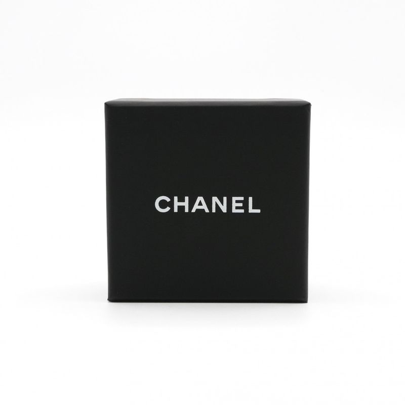 Chanel Earrings Earring Gold Coco Mark Drop Earrings Seashell Rhinestone