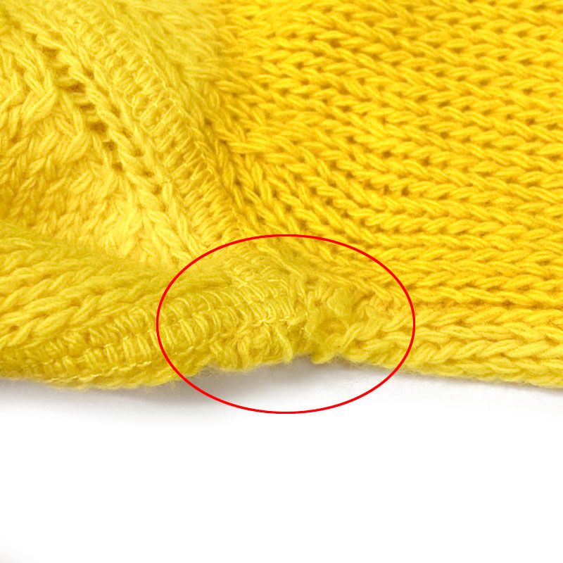 Prada Front Logo Sweater Knit P24g1v 42 Yellow