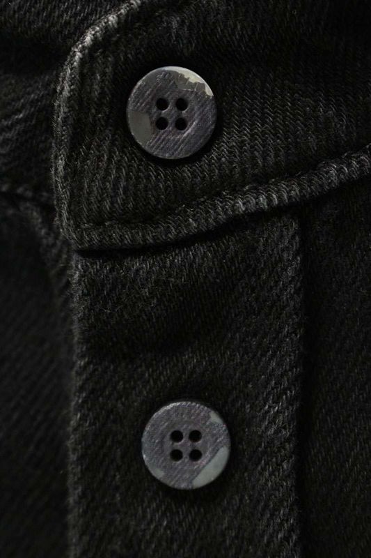 Balenciaga 678363 Tiw53 Damaged BB Logo Embroidered Oversized Long Sleeve Shirt