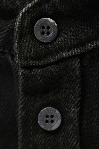 Balenciaga 678363 Tiw53 Damaged BB Logo Embroidered Oversized Long Sleeve Shirt