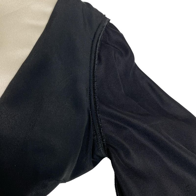 Gucci Dress Size 38 S Women - 771367 Zapgo Black And Ivory Regular Collar Long