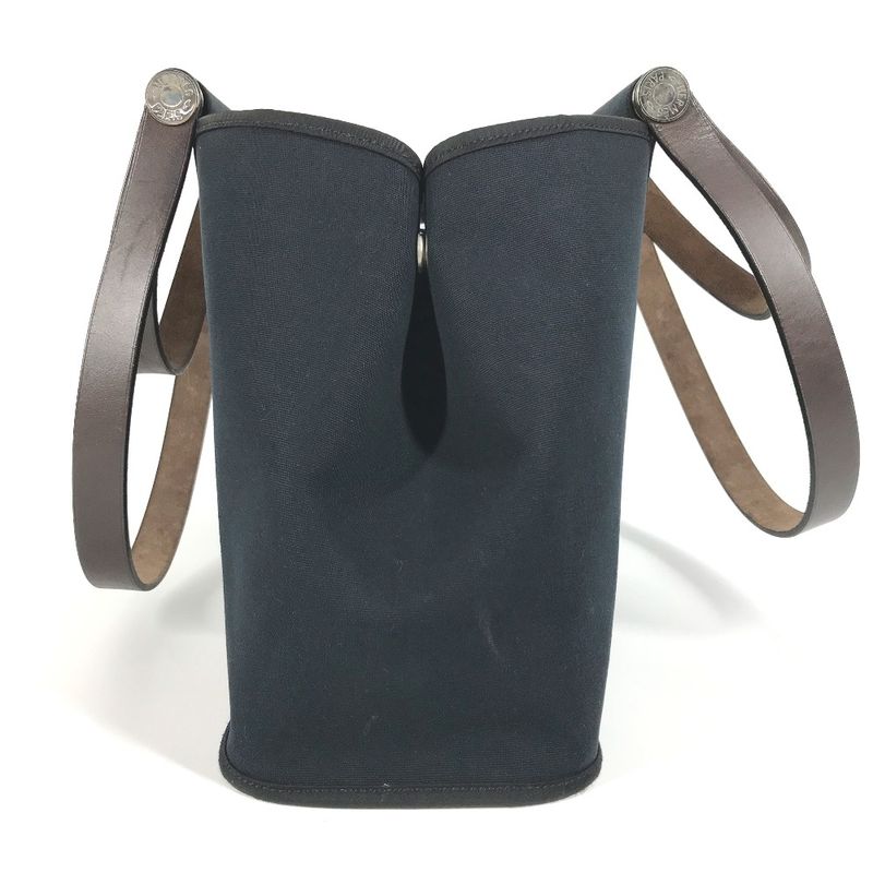 Hermes Tote Bag Cabac Elan PM Cabac Elan PM Leather / Canvas Dark Navy
