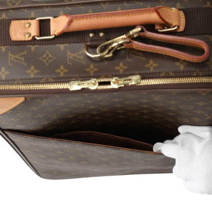 Louis Vuitton Monogram Travel Bag with Wheels Pegase 55 Carry