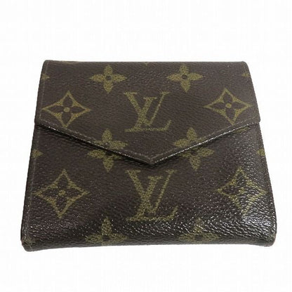 Louis Vuitton Monogram W Hook Porte Monebier M61660 Bifold Wallet Unisex