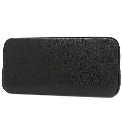 Chanel Tote Matelasse Revival Tote Caviar Skin Black Matte Silver Hardware