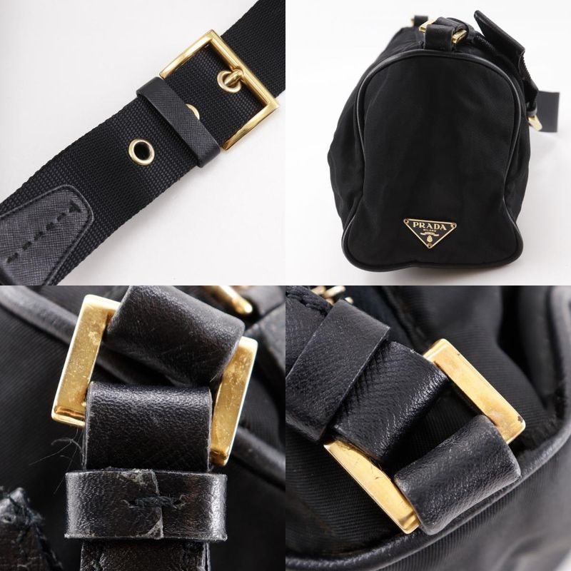 Prada Nylon Black Women's Shoulder Bag