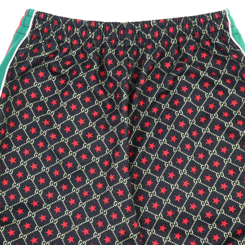 Gucci 575736 GG Star Sherry Line Shorts With Drawstring Rings Multicolor S Made