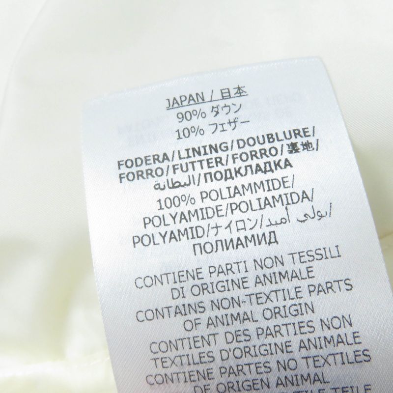 Gucci 683216 Short Length 2WAY Down Vest Bomber Jacket Down Jacket Ivory 36