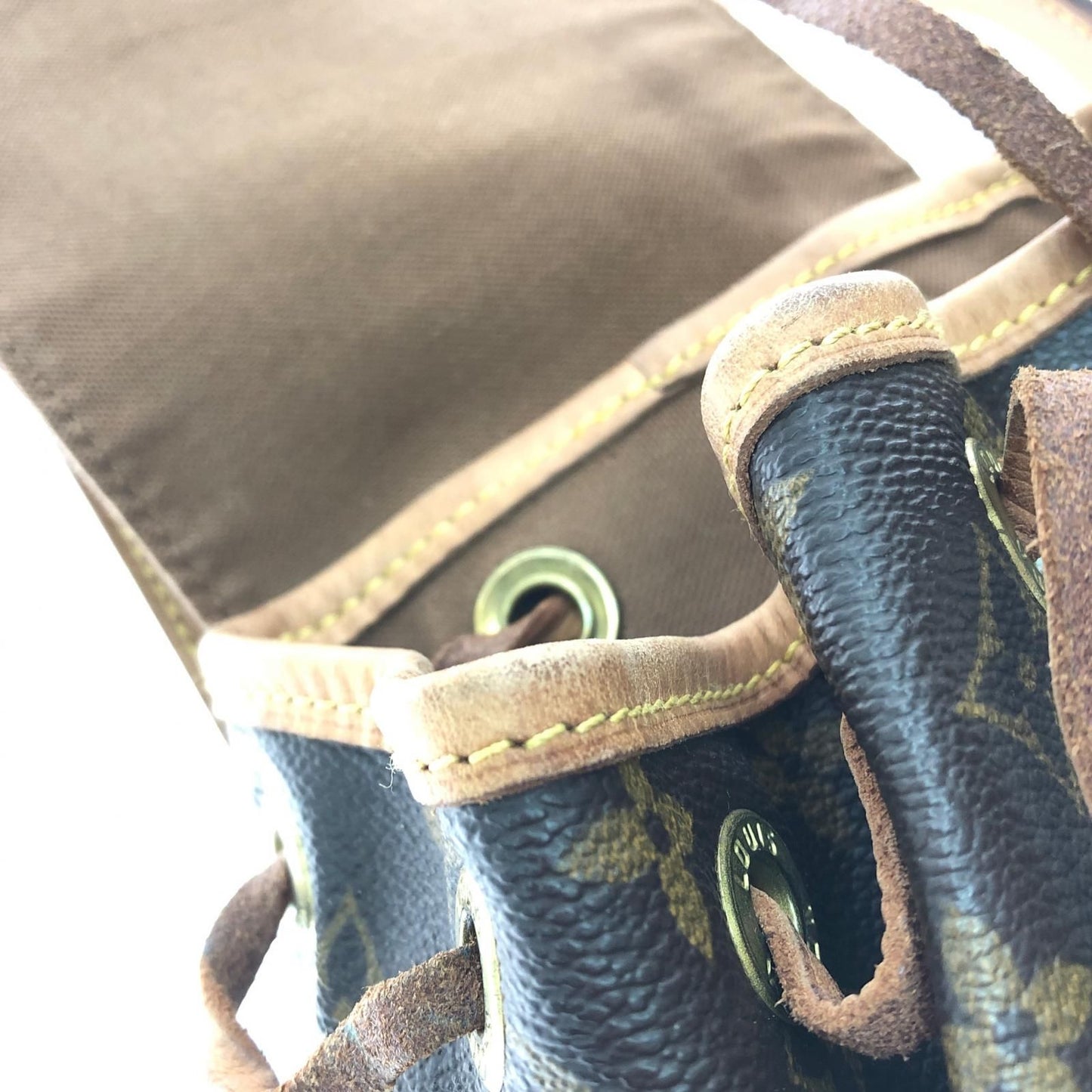 Louis Vuitton Women's Rucksack Monogram Mini Monsuri M51137 Brown