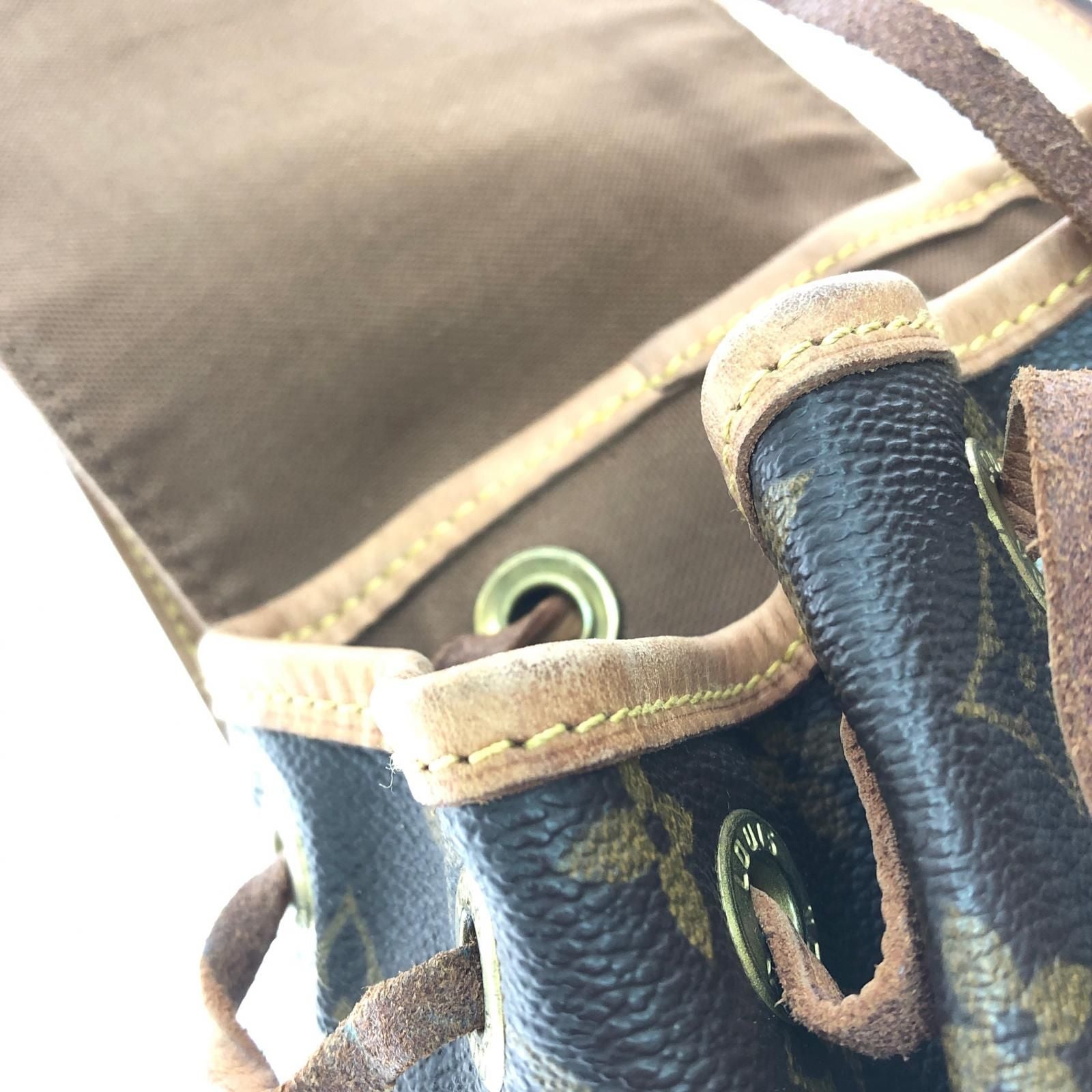 Louis Vuitton Women's Rucksack Monogram Mini Monsuri M51137 Brown