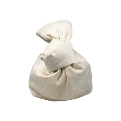 Bottega Veneta Handbag Double Knot 629635 Ivory White Silver Hardware Bottega